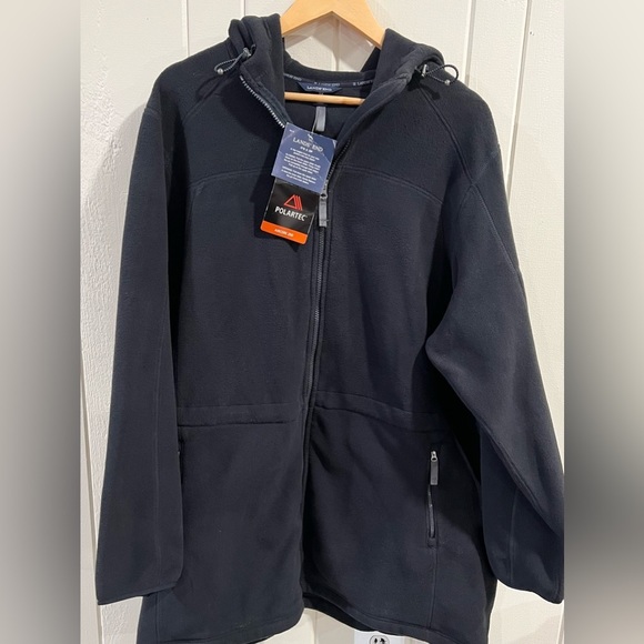 Lands' End Jackets & Blazers - Lands End Black Fleece Jacket